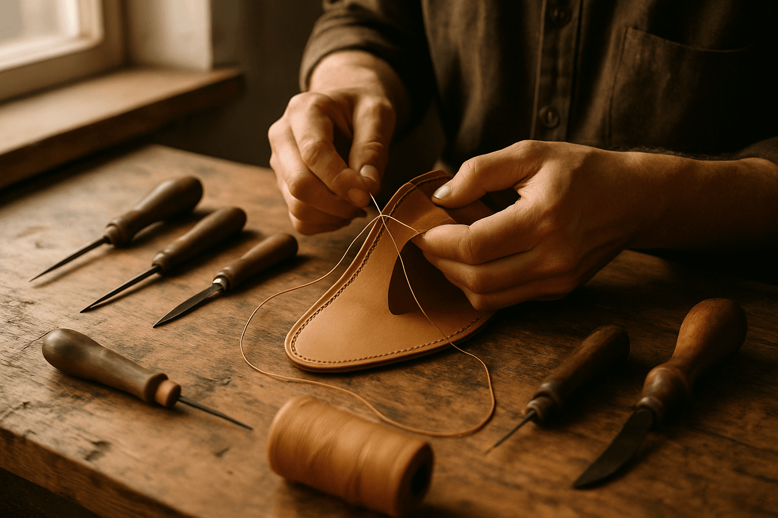 Het atelier waar PAAR schoenen worden gemaakt